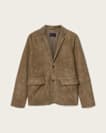 Monet Waxed Suede Blazer
