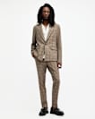 Maffrett Checked Skinny Fit Blazer