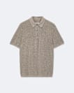 Aspen Waffle-Knit Short-Sleeve Polo