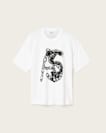 Scale Cropped Graphic T-Shirt