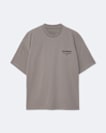 Flocked-logo oversized cotton T-shirt