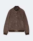 Stafford Suede Bomber Jacket