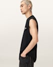 Underground Sleeveless Crew Neck T-Shirt