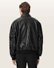 Marco Oversized Leather Bomber Jacket