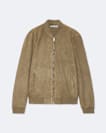 Morten Suede Bomber Jacket