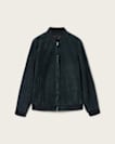 Morton Relaxed Fit Suede Bomber Jacket