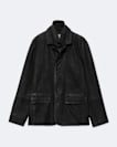 Survey Double Layered Waxed Suede Blazer