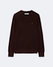Waffle-Knit Crew-Neck Jumper