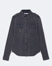 Regular-fit military shirt