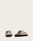 Randal Buckled Suede Sandals