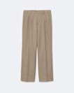 Ware Straight-Fit Double-Pleat Trousers