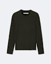 Crew-neck ribbed jumper
