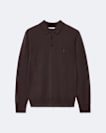 Mode merino long sleeve polo