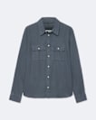 Regular-fit tencel shirt with pockets
