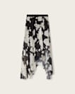 Loria Raw Edge Maxi Skirt
