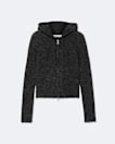 Mabel Cropped Alpaca-Blend Hoodie