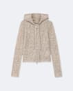 Mabel Cropped Alpaca-Blend Hoodie