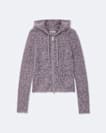 Mabel Cropped Alpaca-Blend Hoodie