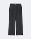 Leonie Mid-Rise Satin Wide-Leg Trousers