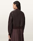Orten Leather Bomber Jacket
