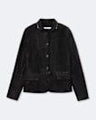 Surveya Single-Breasted Leather Jacket