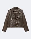 Errie Leather Biker Jacket