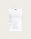 Katarina Boat Neck Slim Fit Tank Top
