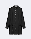 Artemis Silk-Blend Mini Shirt Dress