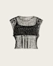 Calytrix Sparkle Fish Net Top