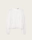 Melani Round Neck Gathered Top