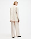 Payton Wide Leg Linen Blend Trousers