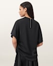 Leslie Satin Short Sleeve Top