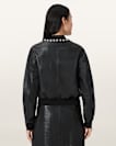 Orten Wilder Leather Bomber Jacket