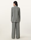 Averie Tencel Wide Leg Linen Blend Trousers