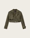 Ophelia Cropped Suede Jacket