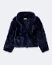 Tosca Long-Hair Shearling Coat