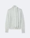 Bow detail knitted jumper
