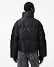 Nickol Asymmetric Cropped Puffer Jacket