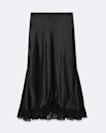 Silk-viscose skirt