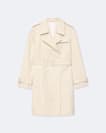Leonard Double-Breasted Cotton Trench Coat