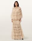 Aude Ruffle Maxi Skirt