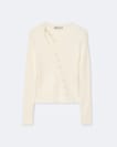 Cruz asymmetric button-front cardigan