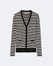 Wool-blend Breton cardigan