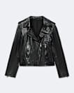 Errie Leather Biker Jacket