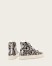 Tana Metallic Leather High Top Trainers