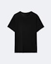 Regular-fit knitted T-shirt
