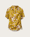 Leslie Draped Satin Top