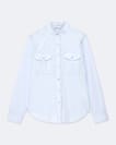 Tess Regular-Fit Cotton-Poplin Military Shirt