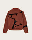 A Star High Neck Jacquard Jumper