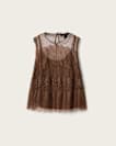 Clara Lace Trim Sleeveless Top